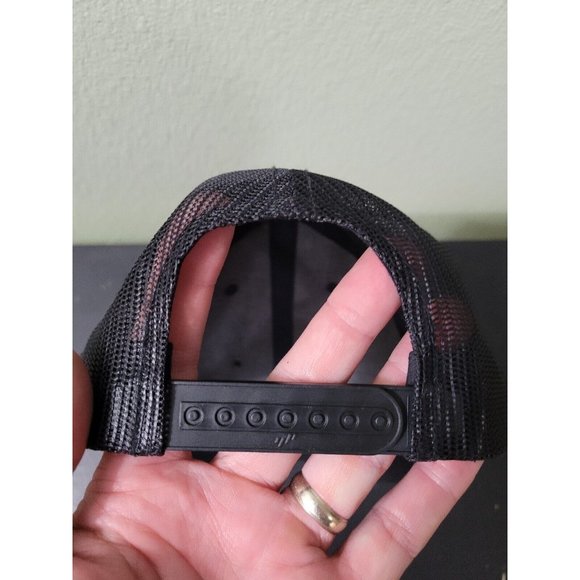 Wisco WALNUT WOOD COLLECTIONSnapback Trucker Hat Black Camo Cap Union Standard - Picture 2 of 5